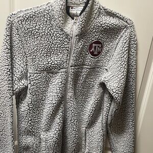 Champion Gray Textured Jacket with ATM Logo